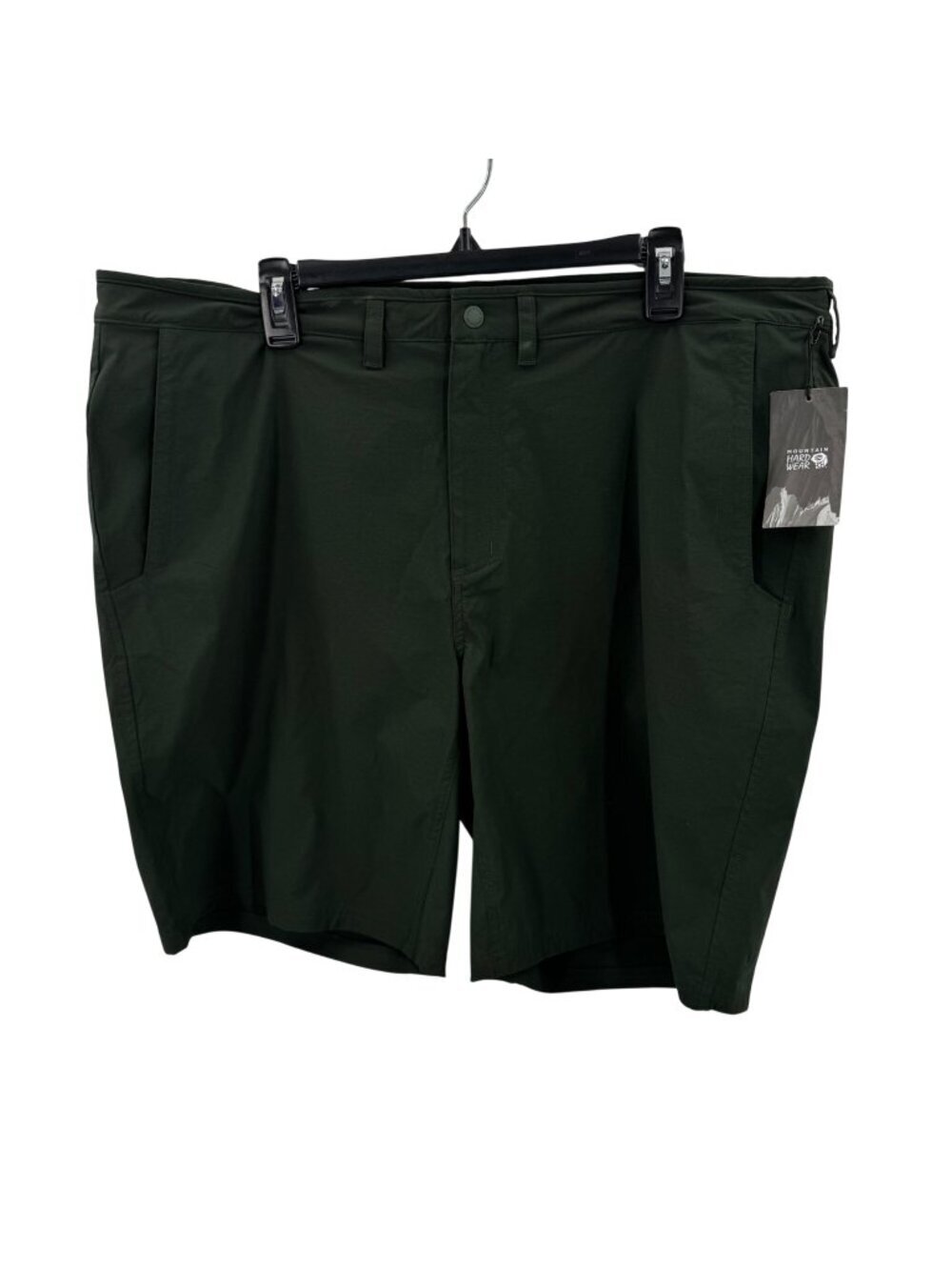 Mountain Hard Wear Basin Trek Shorts Mens Size 40 Green Nylon Blend Outdoor Wear